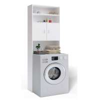 High quality Simple Style bathroom washing machine sink Laundry cabinet