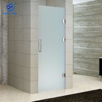 KD3002 Shower Cubicles Hinge Glass Shower Frosted Glass Door