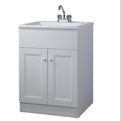 SALLY acrylic Composite Utility Sink for laundry vanity with one hole CUPC approved