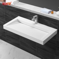 100 Solid Surface Wall hung Wash Acrylic Basin Sinks