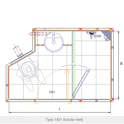 SALLY All in One Bathroom Units for mobile hospital container hospital