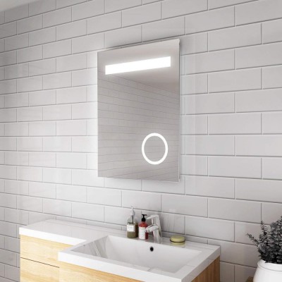 SALLY Wall Mounted Stainless Steel  LED mirror with illumination